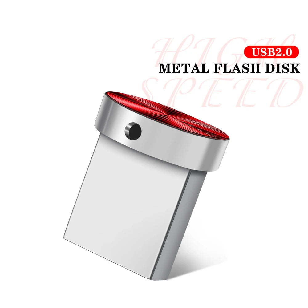Real Capacity Super Mini 2.0 Pen Drive USB Flash Drive 4/8/16GB 32GB Metal Pendrive 64GB Memory Stick U Disk 128GB USB Stick