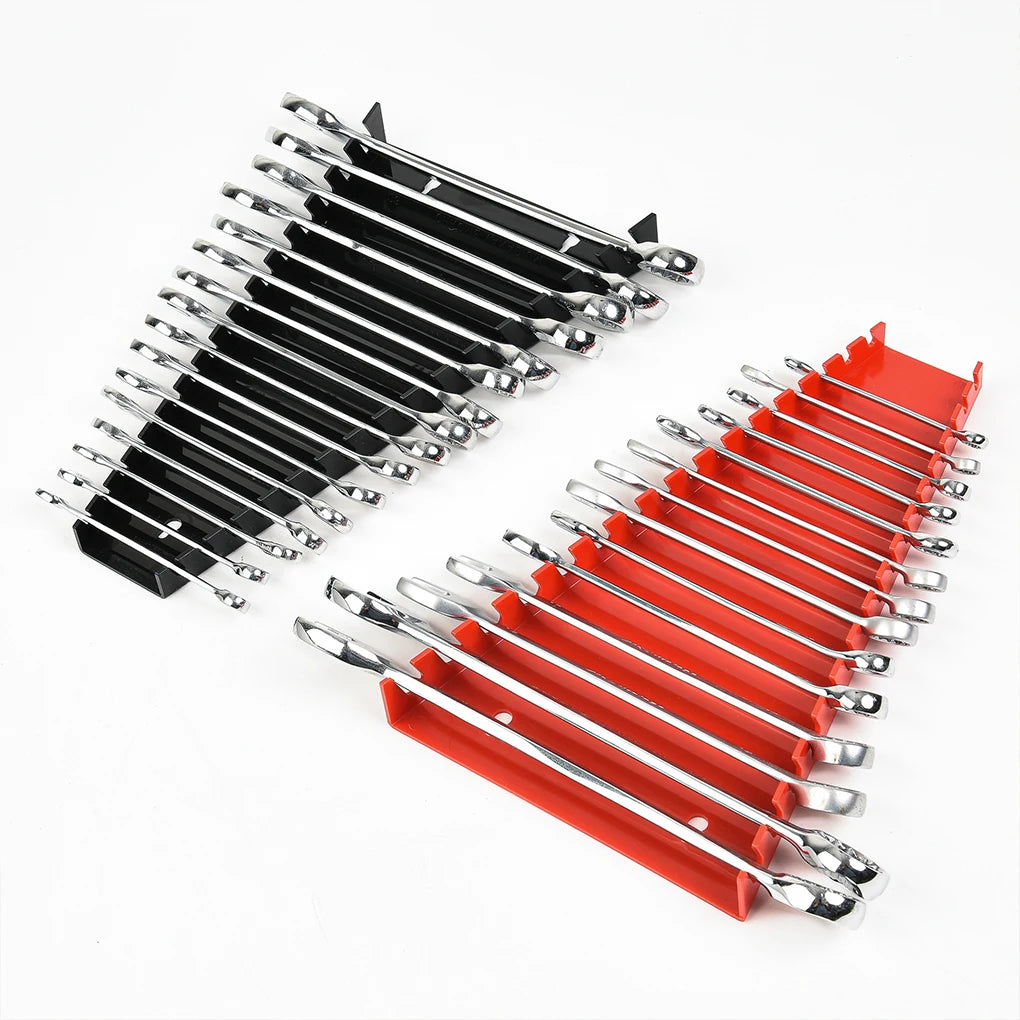 20-Pocket Magnetic Wrench Organizer Wrench Organizer Set for Tool Box Wrench Holder for Tool Durable Spanners Storage Organizer