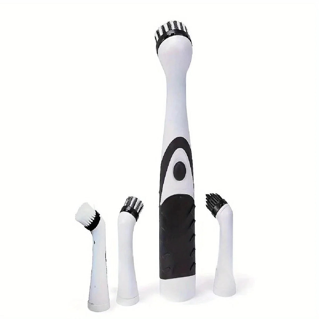 leaning brush Cleaning Tool With 4 Brushes Multifunctional Electric Cleaning Brush Cleaning Supplies