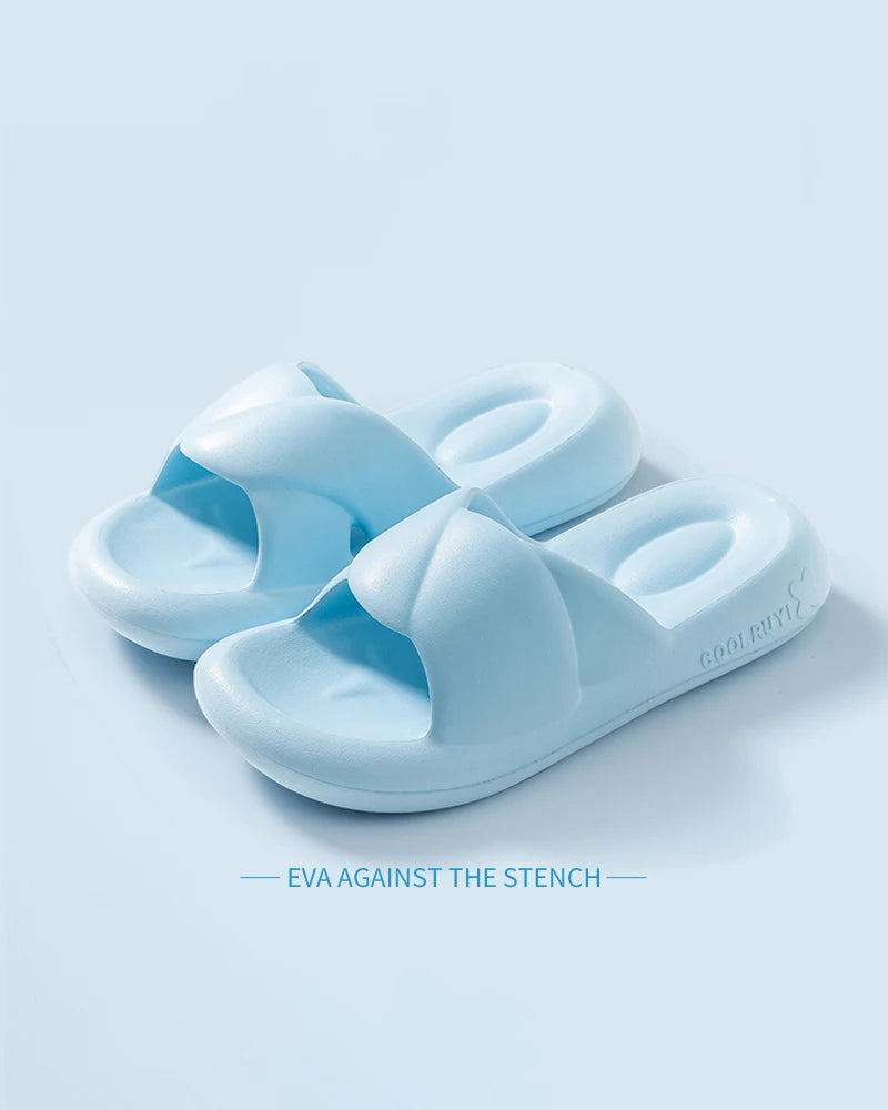 Women's Sandals Summer 2026 Lightweight Soft Sole Cloud Slides Woman Shoes Beach Sandals Woman Bathroom Non Slip Home Slippers