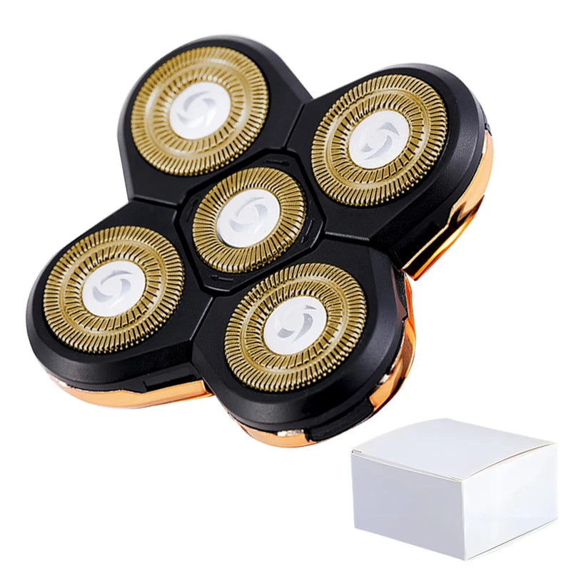 Replaceable 3D 4D 5D Floating Electric Shaver Head Spare Nose Trimmer Hair Clipper Head Facial Cleaning Brush And Massage Head