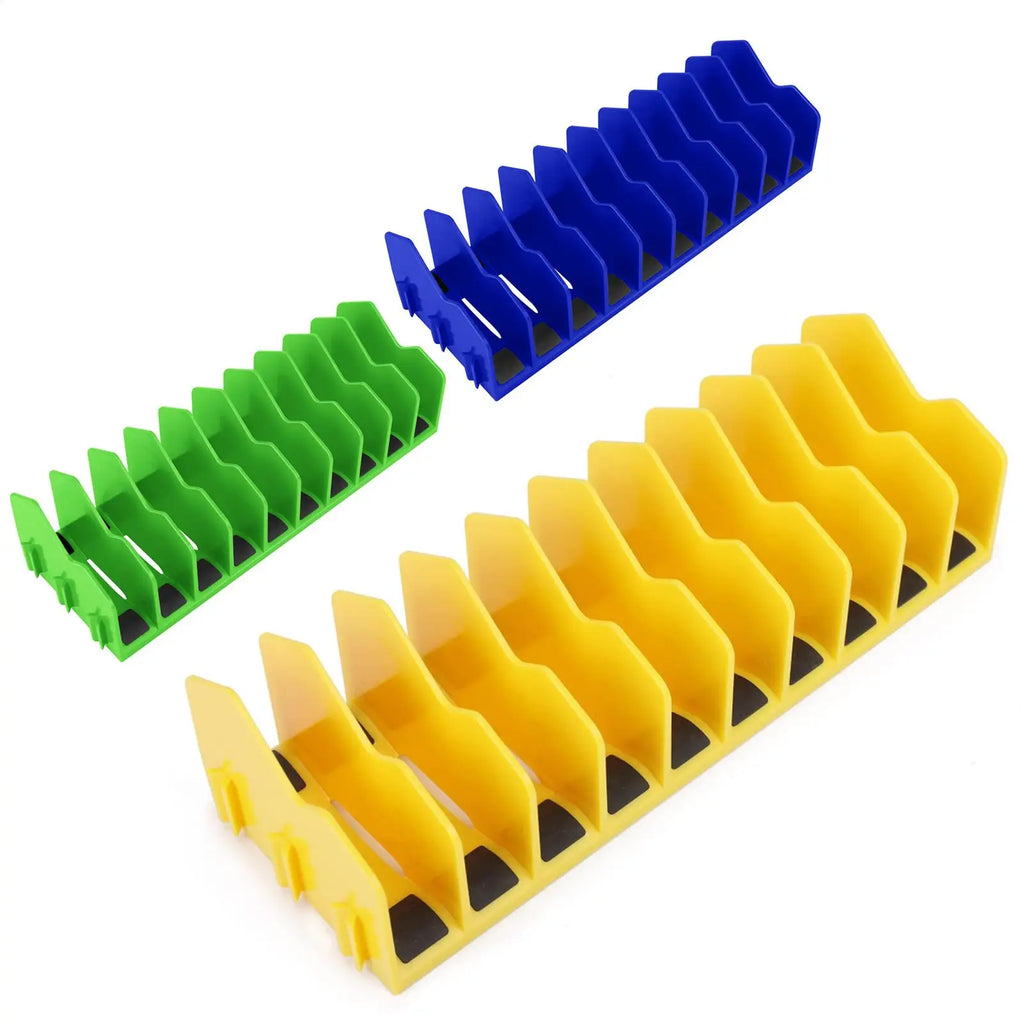 plier organizer rack Organizer Storage Rack Space-Saving Practical with Nonslip Rubber Base 10 Slots Pliers Cutters Organ