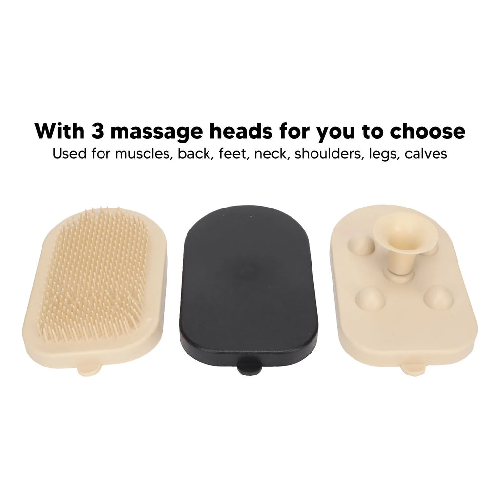 Handheld Back Massager Handheld Massage Machine Iron Shaped Hot Compress Relieve Fatigue Body Beating Massager