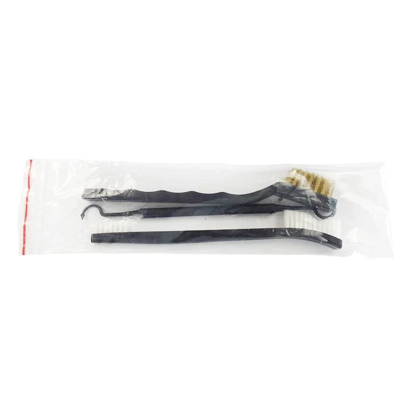 Cleaning Tool Double-end Mini Wire Brush Set Stainless Steel Brass Nylon Cleaning Polishing Detail Metal Rust Brush