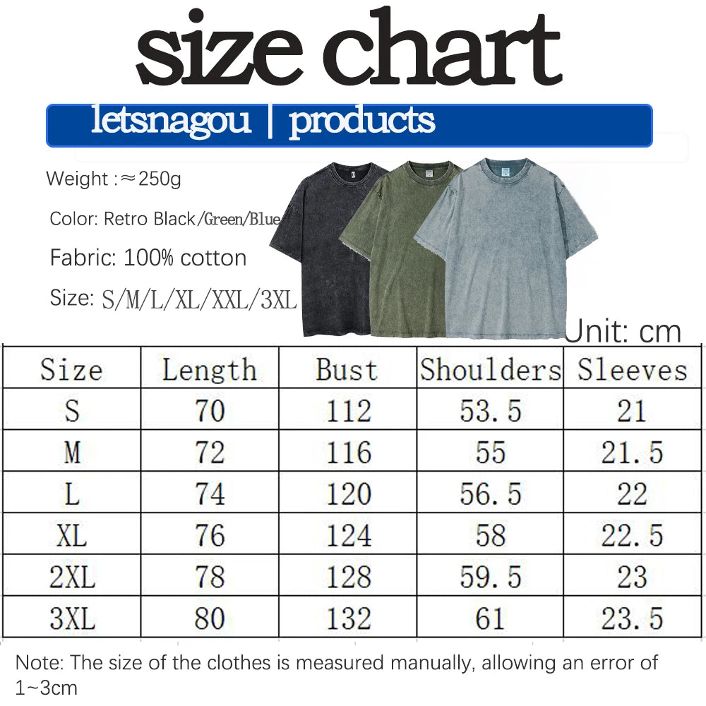 100% Cotton Men's Clothing Vintage Black Acid Wash Hoodies Men Women Oversized Hip Hop Sweatshirts Casual Pullover Y2K Clothes