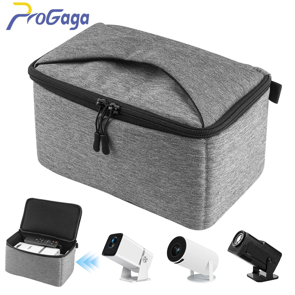 PROGAGA Mini Projector Carrying Bag Portable Carry Case Travel Bag For HY300 Pro HY300W HY320  Mini PG370 TD80W Mini Projector