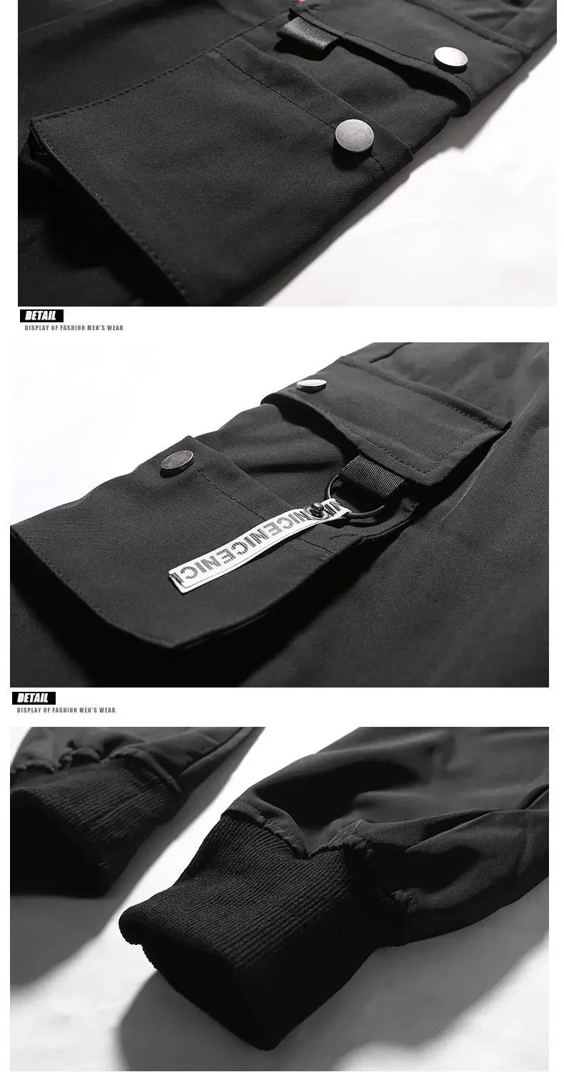 New Men Cargo Tactical Pants Work Combat Multi-pockets Casual Training Trousers Overalls Clothing Joggers Hiking Mens Cargo Pant