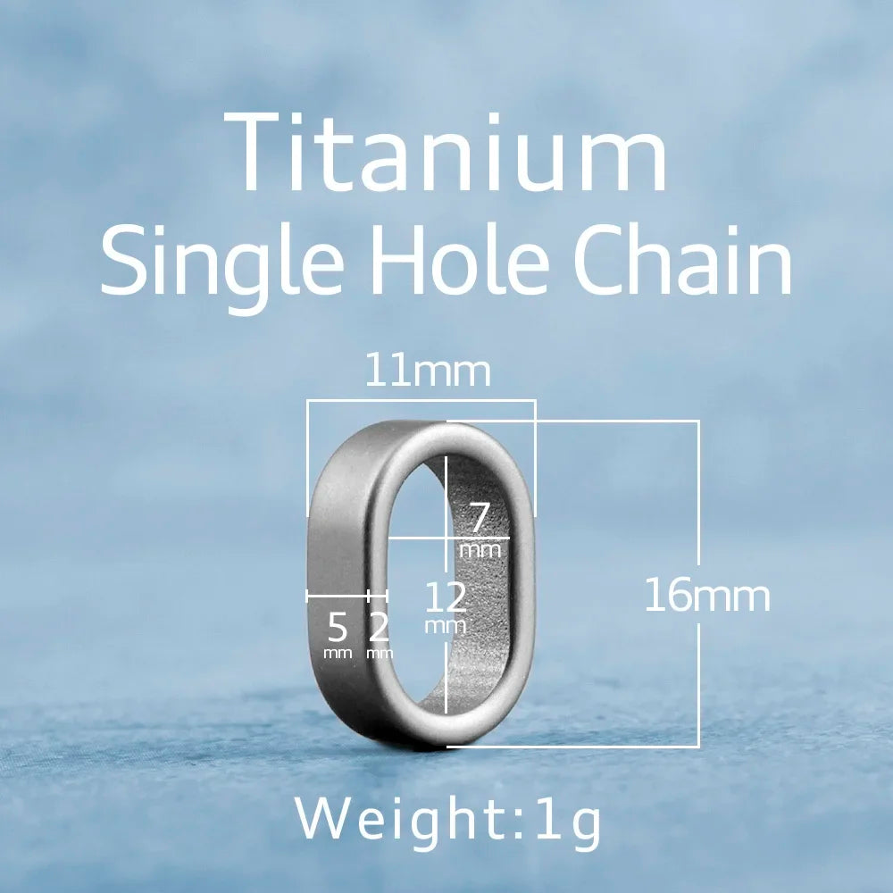 Real Titanium Men Keyring Flat Key Chain Rings Holder Car Lightweight Keychain Buckle Jewelry Quickdraw EDC Wholesale Best Gift