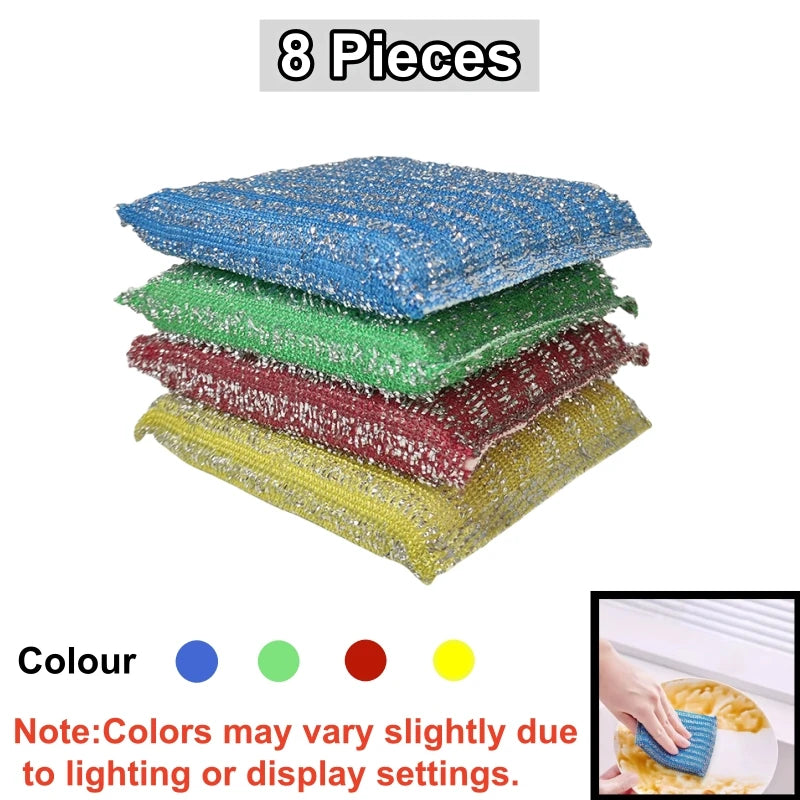 Kitchen Cleaning Sponge Multi-Functional Sponge Brush Set Scratch-free Cleaning Sponge Wipe   for Efficient Home Cleaning Tools