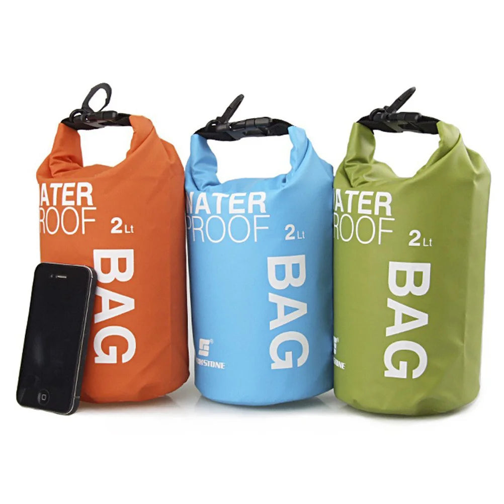 2L Waterproof Dry Bag Outdoor Travel Pouch Camera Storage Bag Camping Boating Kayaking Fishing Sailing Water Sports Accessories