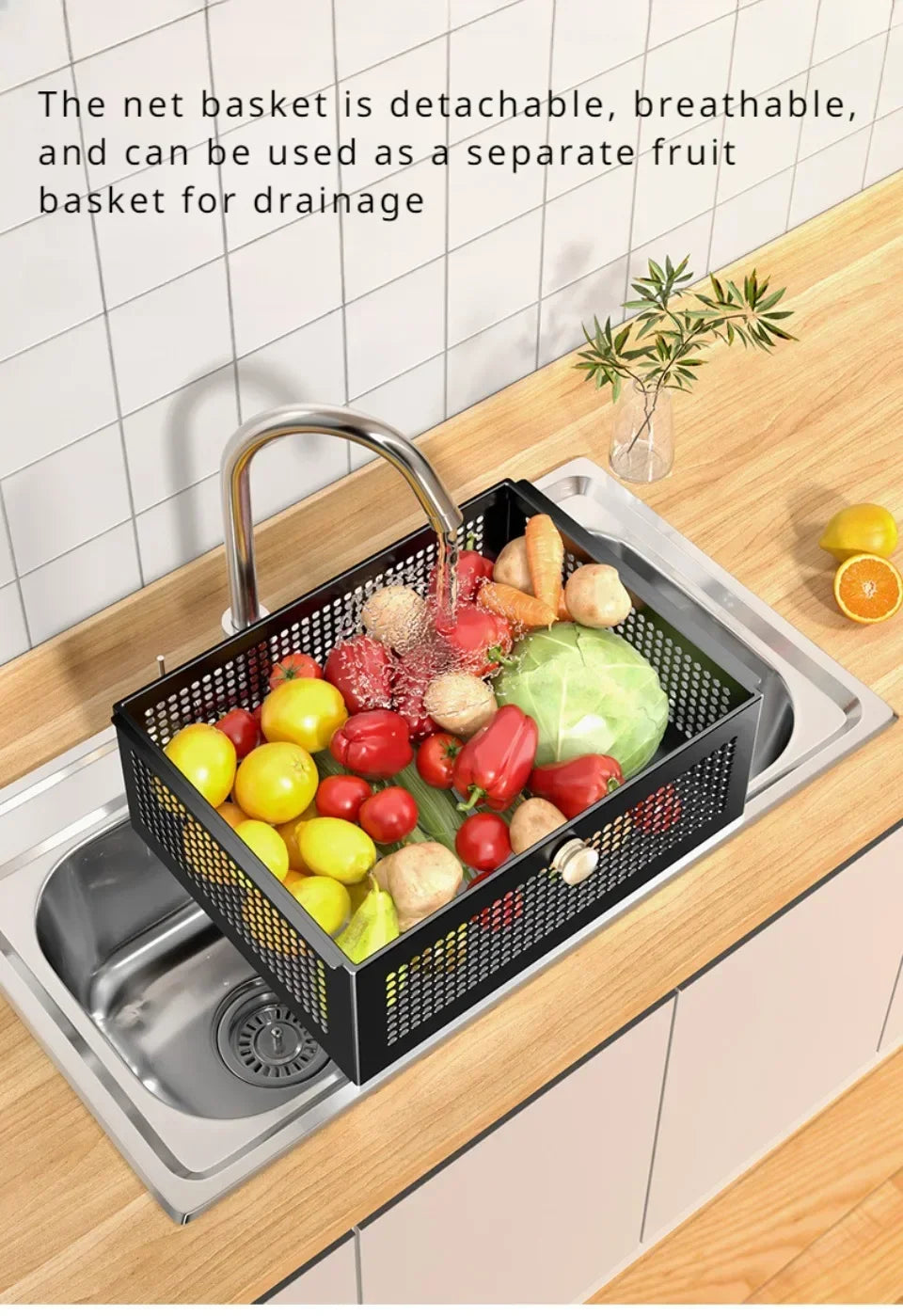 Kitchen Shelf With Drawer Multifunctional Storage Rack Fruits Vegetables Storage Cart Organizer With Wheels Bar Carts Cabinets