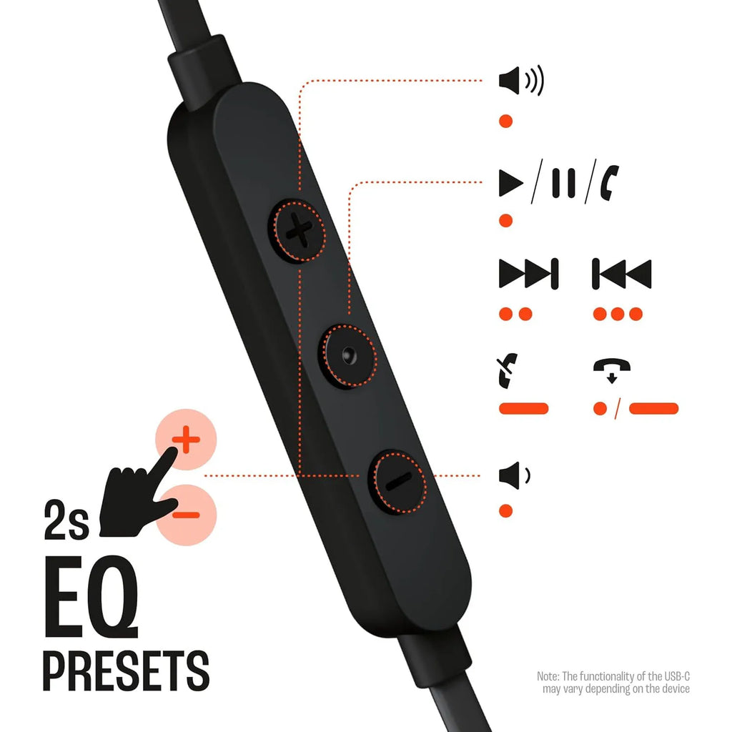 JBL TUNE 305C Officially Authorized Wired Semi-in-ear Headphones Hi-Res Audio Type-C Interface Choose From 3 EQ Sound Effects