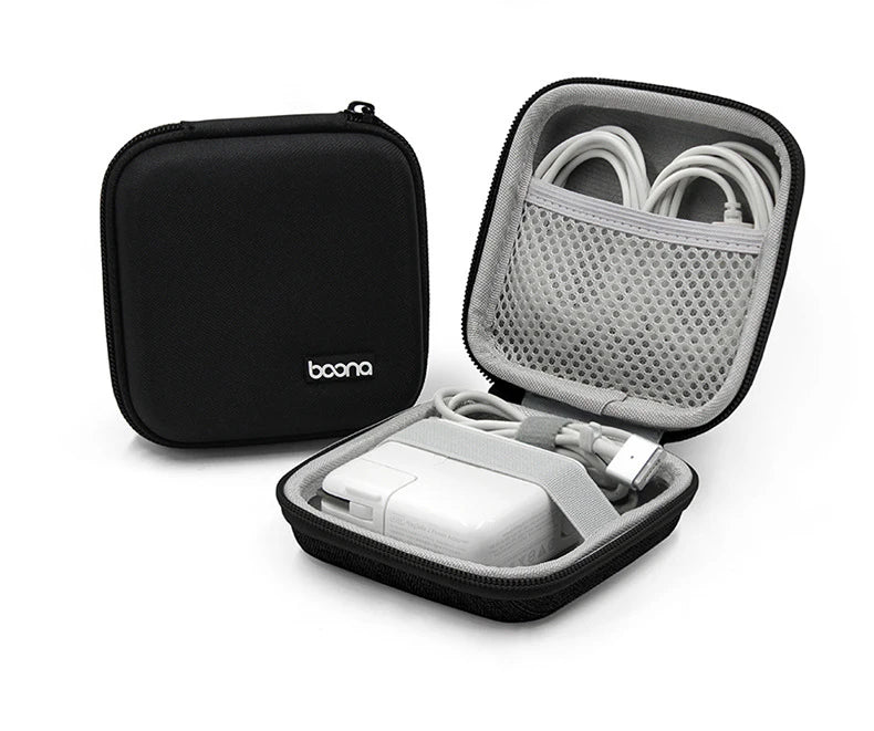 Shockproof Electronics Organizer Case for Power Adapter Cable Storage Bag Bluetooth Earphone Case Travel Small Tech Gadget Pouch