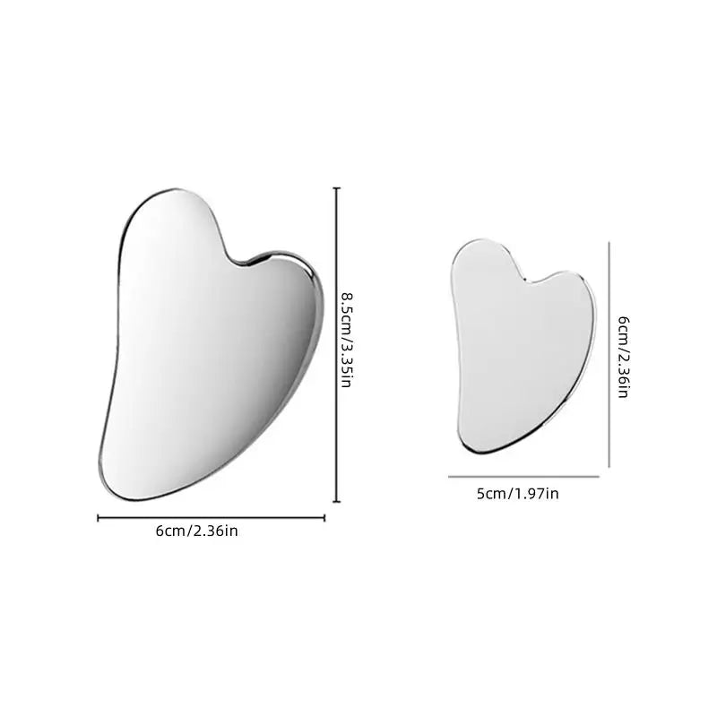 Gua Sha Board Guasha Massage For Face Stainless Steel Body Massager Facial Scraping Plate Guasha Scraper For Neck Back