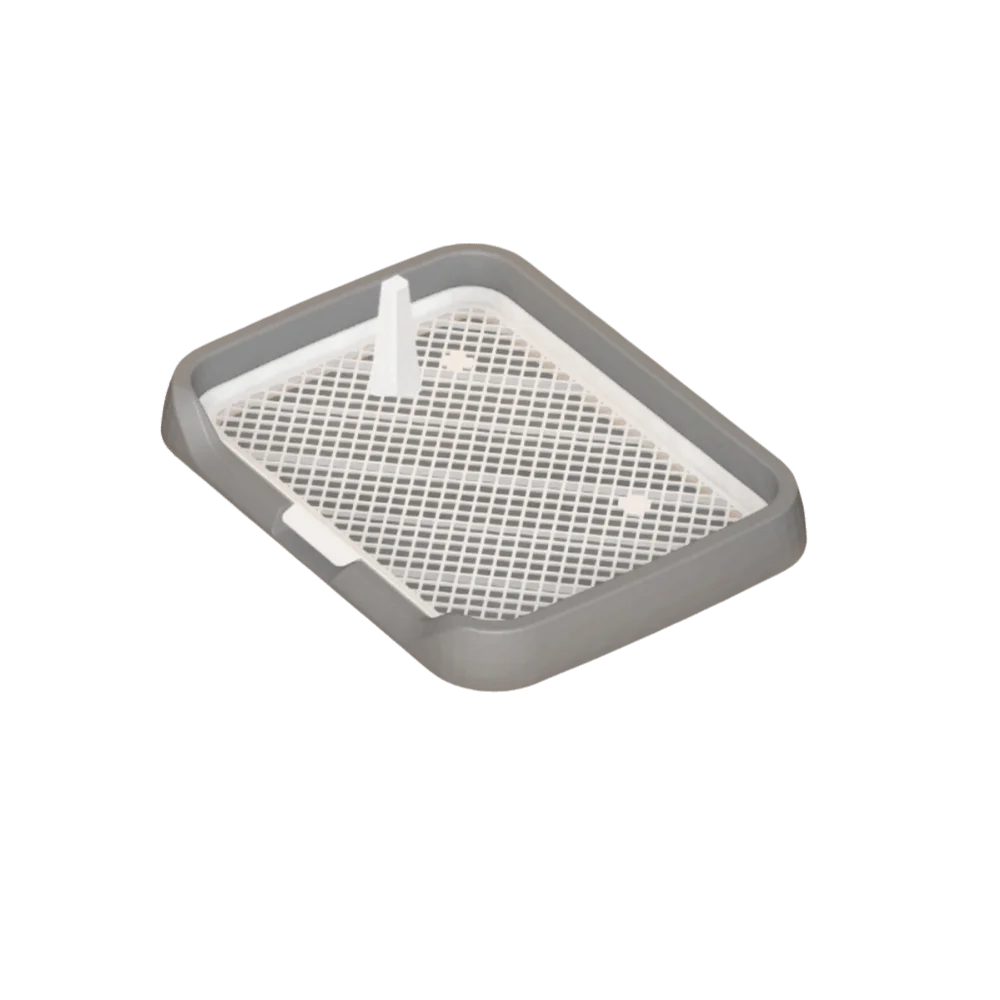 Pet Urine Basin Splash-Proof Dog Training Toilet Removable Net Mesh Dog Potty Toilet Open Top Plastic Pet Potty Pads Indoor Use