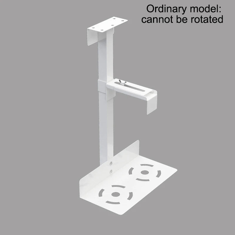 Universal PC Case Holder Under Desk Wall Side CPU Stand Lift Adjustable Computer Mainframe Hanger Host Box Stand Bracket Rack