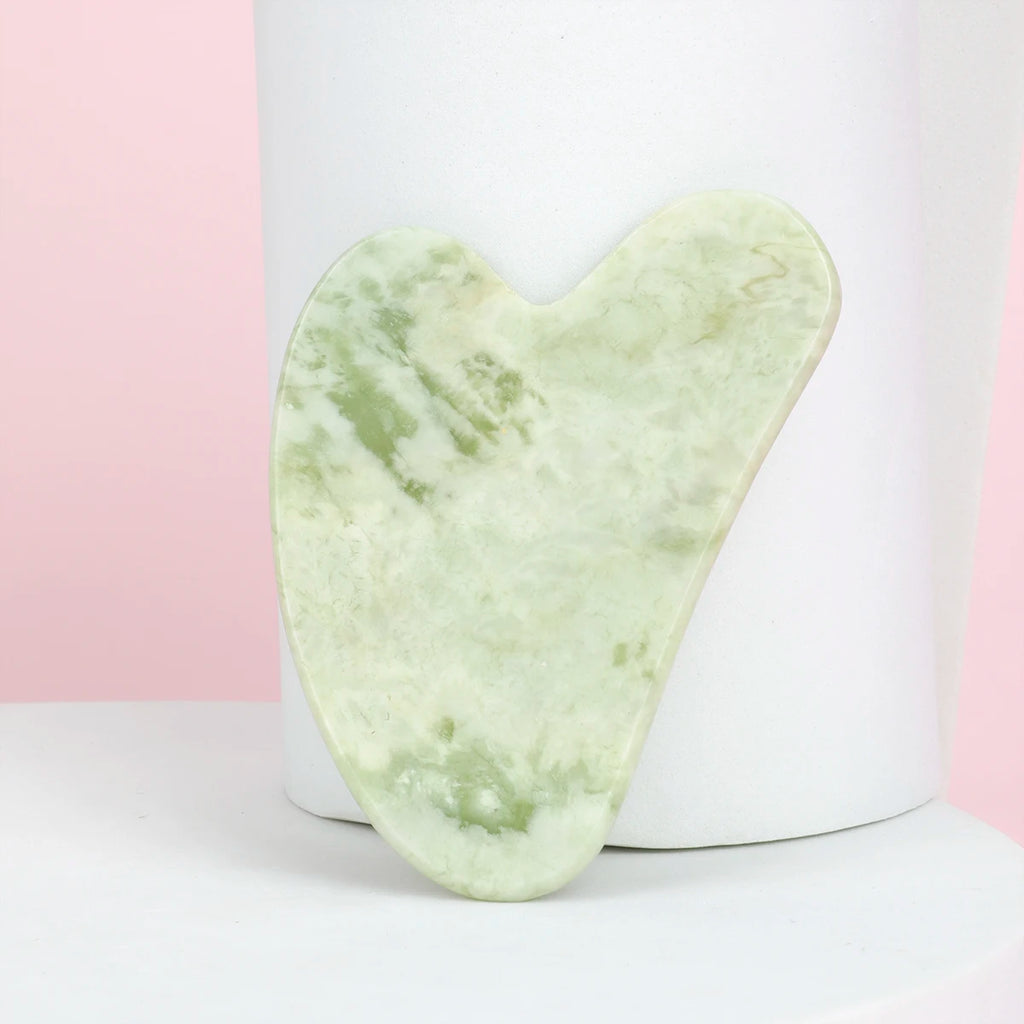 Guasha Massage Natural Stone Jade Scraper Facial Gua Sha SPA  Neck Massager for Face Lifting Wrinkle Remover Beauty Healty Tool