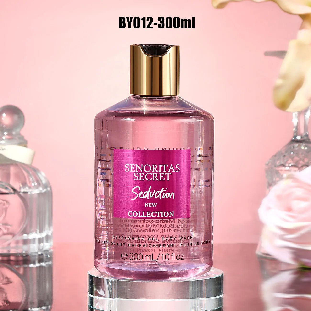 Women's Shower Gel 300ml, Fragrance Shower Gel, Velvet Petal, Water Kiss, Long-lasting Fragrance, Perfume Shower Gel