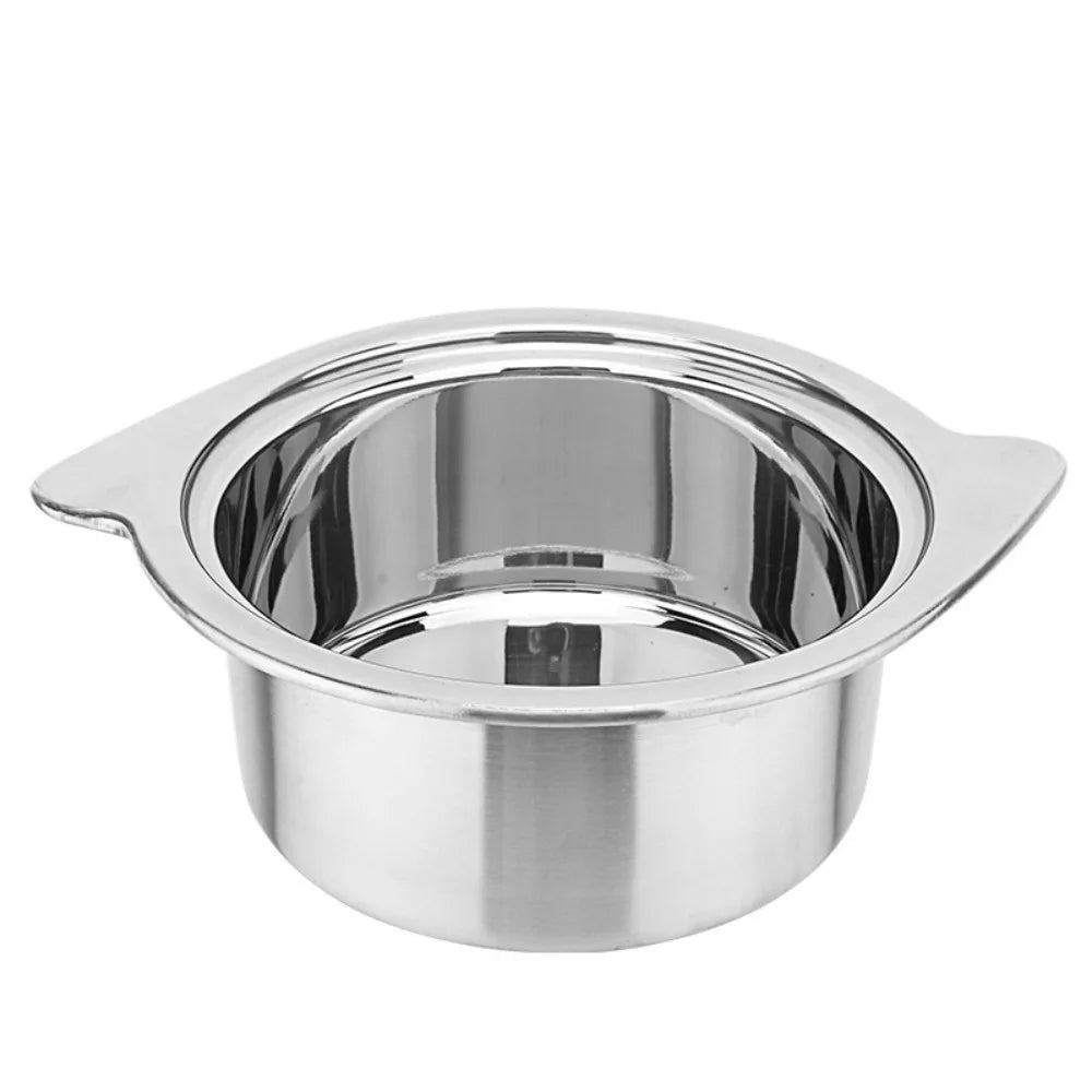 One Person Cooking Boiling Pot Multi Purpose 14/15/16/18cm Stock Pot with Lid Stainless Steel Cookware Hot Pot Restaurant