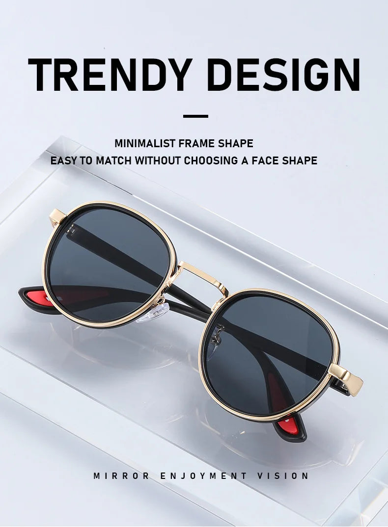 New Retro Pilot UV400 Sunglasses Men Women Brand Designer Sun Glasses Unisex Outdoor Shades Classic Trendy Eyewear