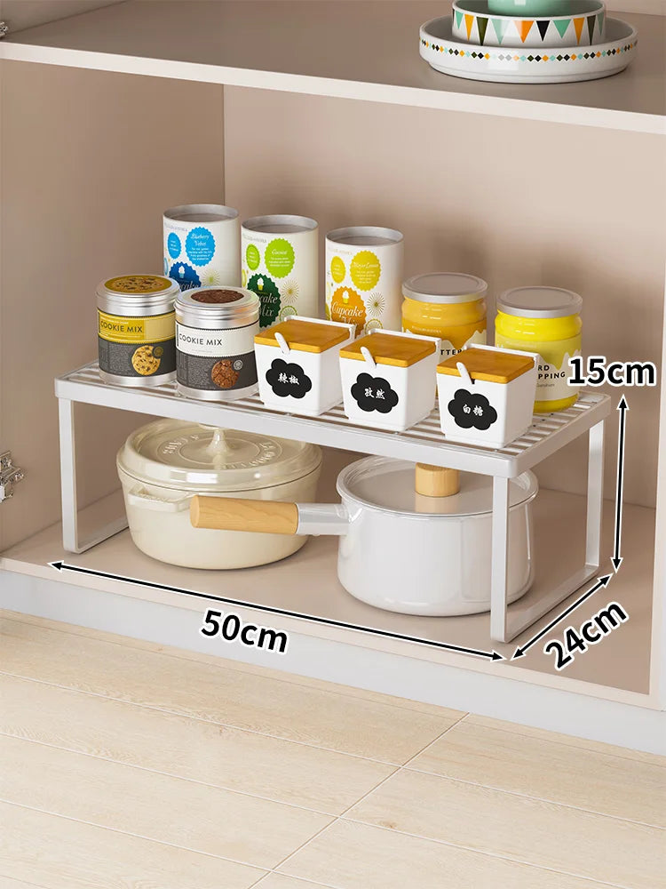 Kitchen Countertop Storage Ra Multi-Layer Cabinet Organizer Spice Storage elf Tabletop Arrangement Utili Tool