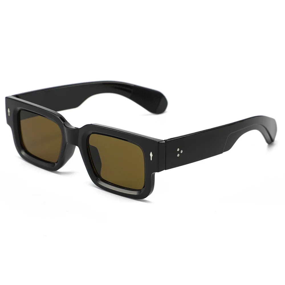 1PC Unisex Retro Square Sunglasses Classic UV Protection Plastic Frame Shades Outdoor Travel Driving Glasses UV400 Eyewear