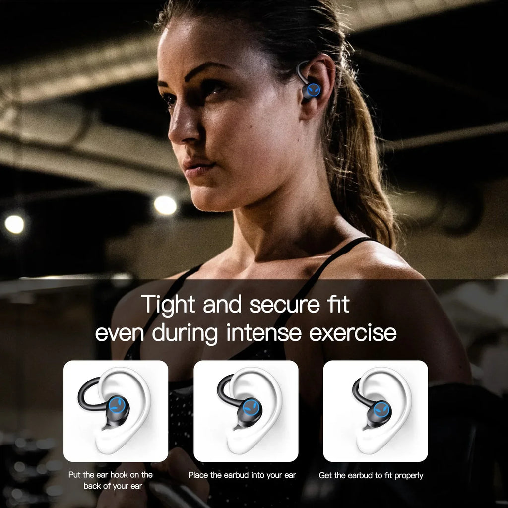 Wireless Earbuds, Bluetooth 5.4 Earbuds Stereo Bass, in-Ear Noise Cancelling Mic, Earphones IPX7 Waterproof Sports,50H Playback.