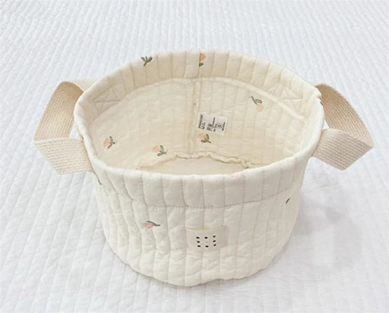 Baby Bags Cute Bear Embroidery Diaper Bag Caddy Nappy Cart Storage Mummy Maternity Bag for Newborn Diapers Toys Organizers