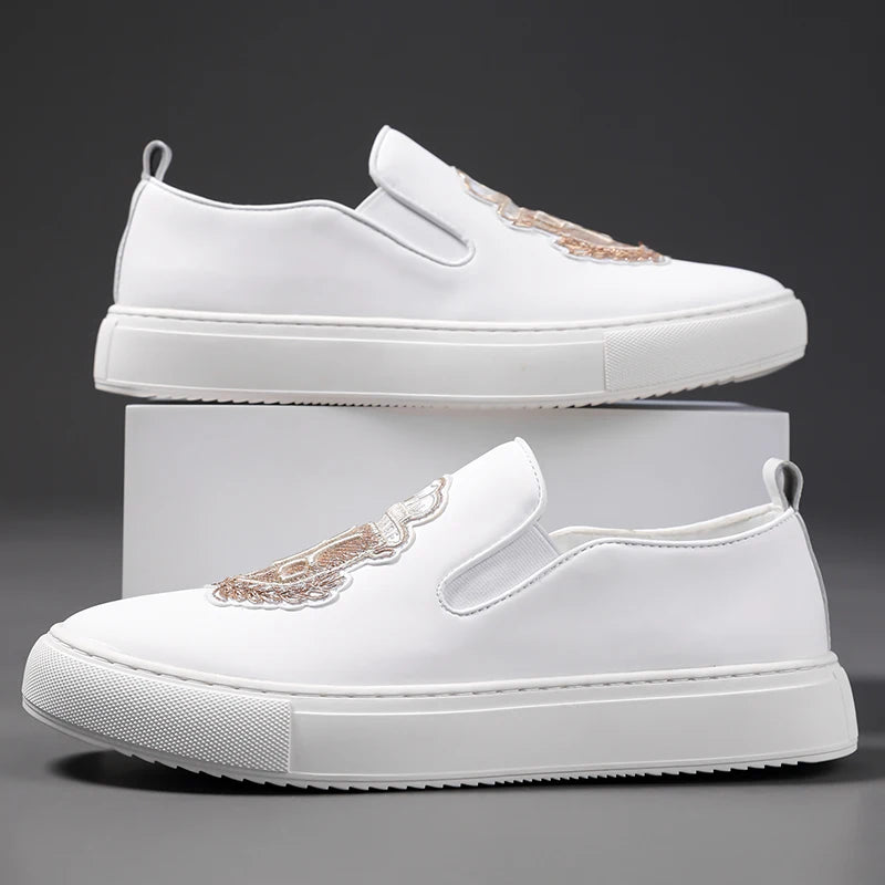 Men's Fashionable All-Match Casual Loafers Comfortable Slip-On Shoes for Every Occasion-19051