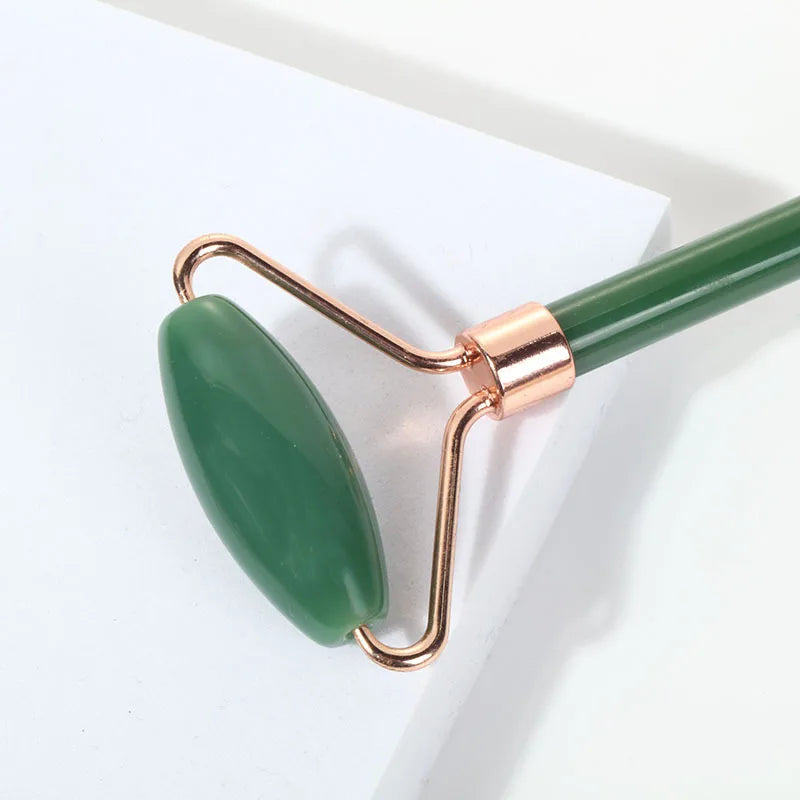 Jade Roller for Facial Roller Massager Skin Care Tool, Gua Sha Facial Tools for Face, Neck, Eyes, Reduce Puffiness of The Skin