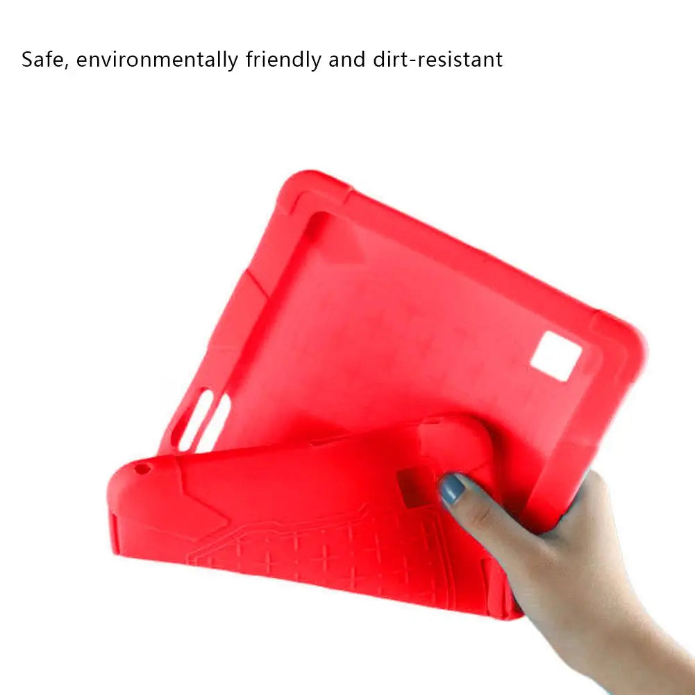 10.1-inch Tablet Computer Learning Machine Universal Silicone Case Anti-fall And Shockproof Belt Bracket Silicone Protective