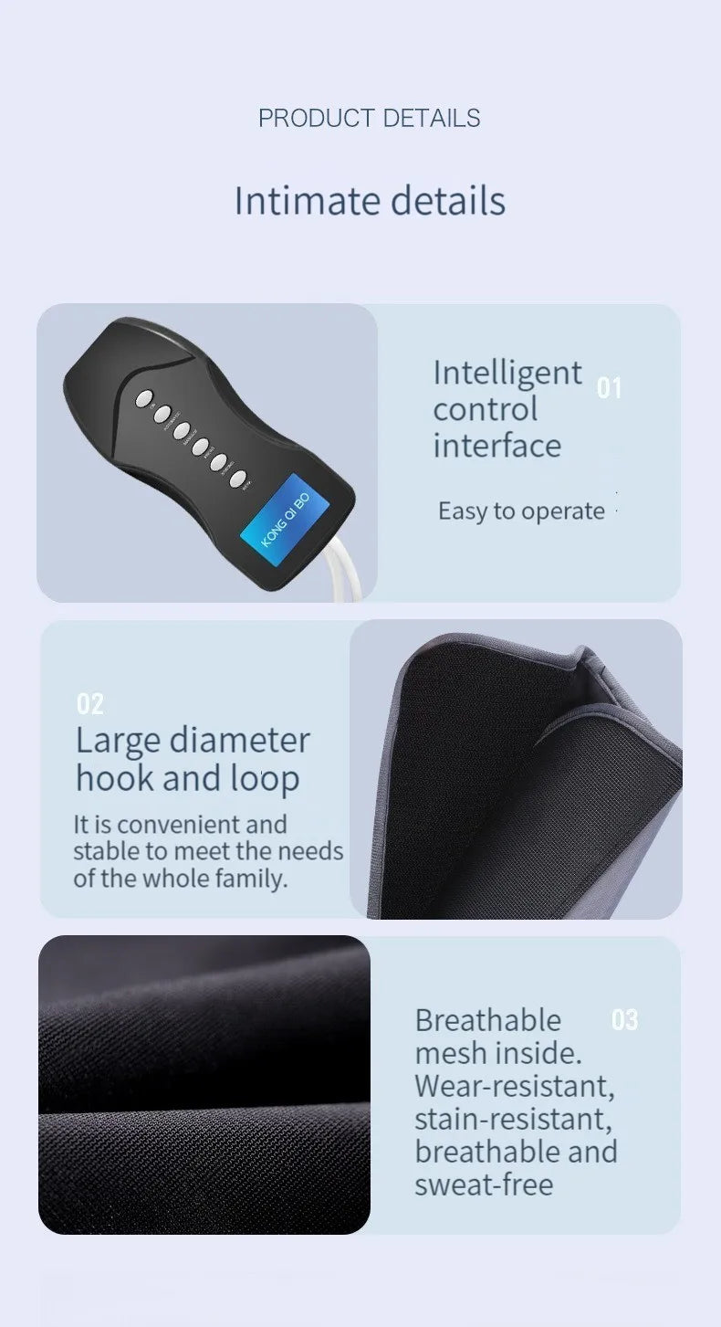 Leg And Foot Massager With Bag Circulation Sequential Air Compression Massage To Promote Blood Circulation Weight Loss Device