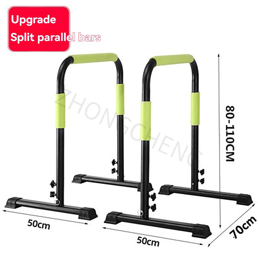 Split Parallel Bars Indoor Household Single Parallel Bars Arm Flexion and Extension Pull-ups with Adjustable Upward Height