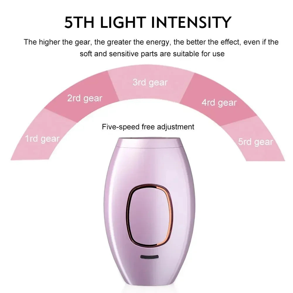 New Permanent IPL laser Hair Remover Hair Cutting Female Facial Hair Laser Epilator Body Bikini IPL 500,000 Flash Depilator