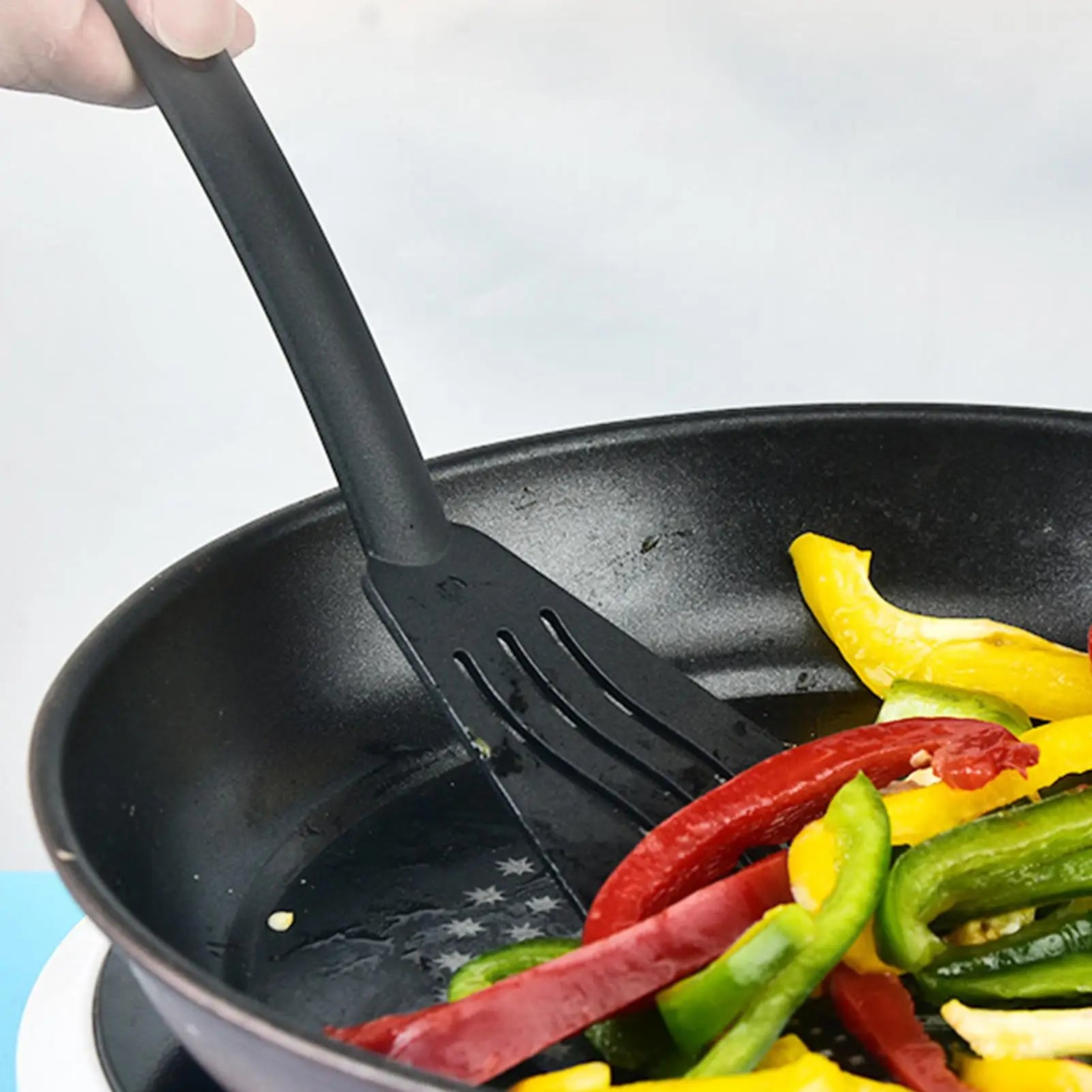 Kitchen Tool Set Nylon Kitchen Utensils Set Sturdy Cutlery Kit With Non-Stick Spatulas Comfortable Handle Cookware Accessories