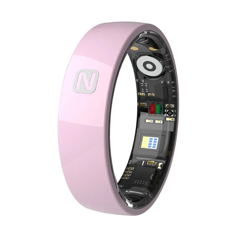 Ceramic NFC Smart Ring Womens Men Electronic Smartring 5ATM Waterproof Sports Fitness Sleep Tracker for Xiaomi Huawei Phone