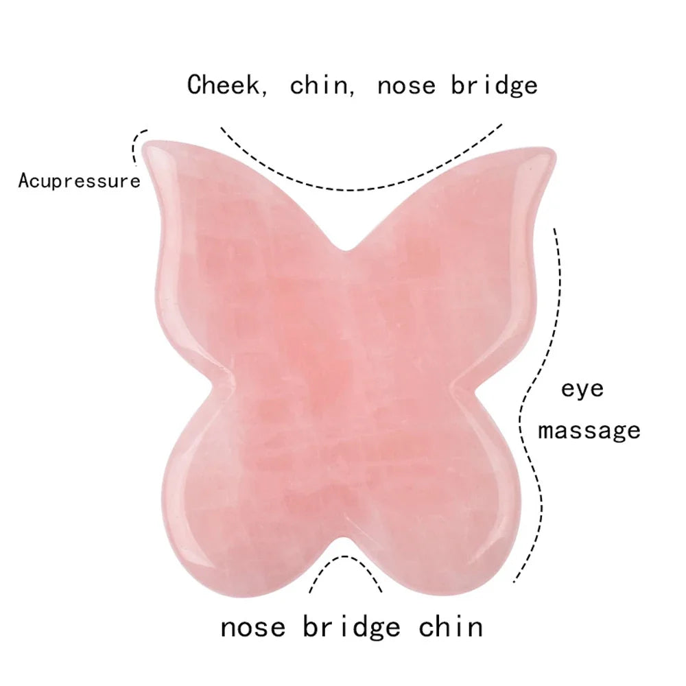 Gua Sha Facial Tools, Jade Gua Sha Massage Tool Comb Edge, Gua Sha Stones for Face, Body Muscle Relaxing Acupuncture Therapy
