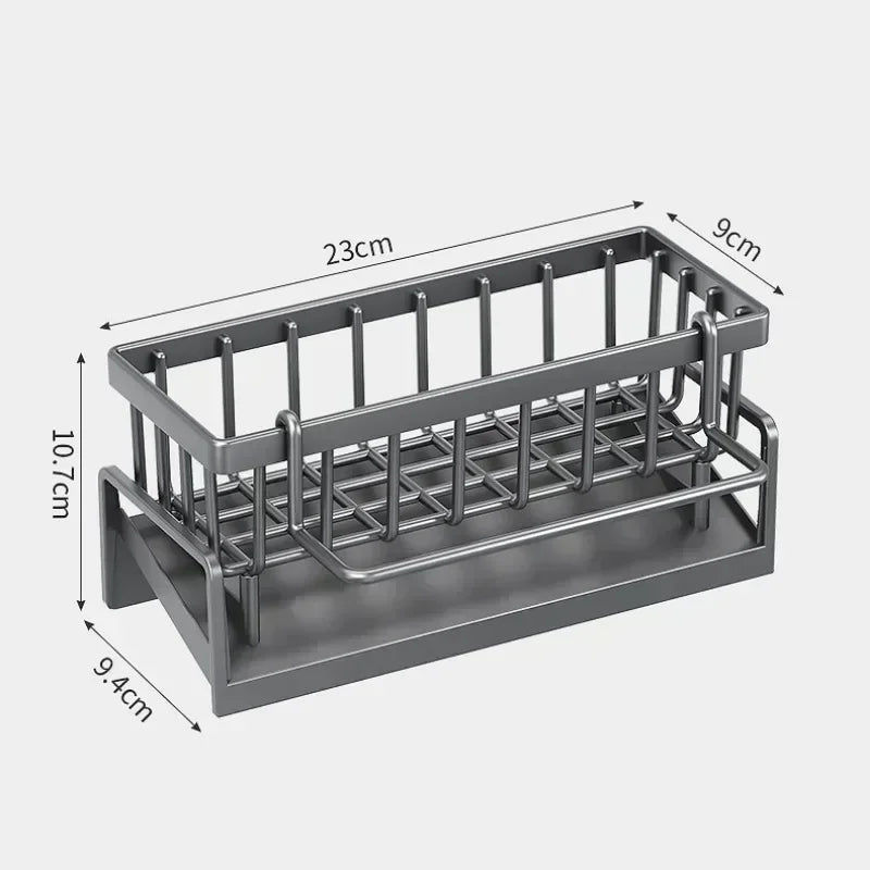 kitchen Organizer storage Multifunctional Sponge Rack Drainer Kitchen Shelf Sink Rag Dishwashing Detergent Dishcloth Organiser