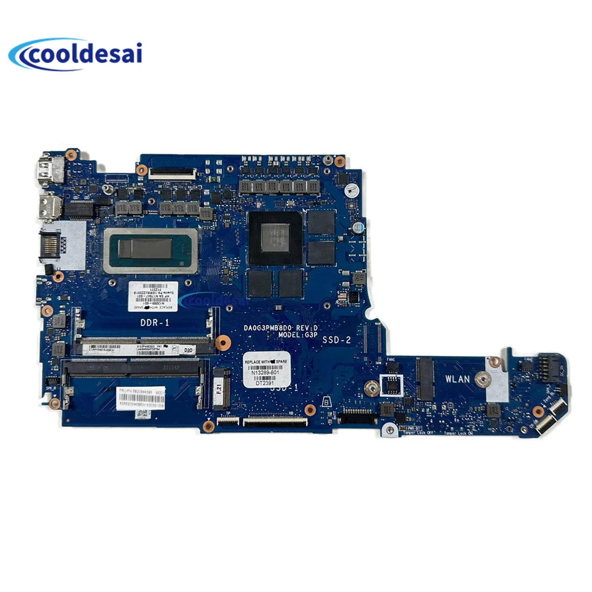 FOR 15-FA 15T-FA Laptop Motherboard i7-12650H i5-12450H RTX 3050Ti GTX1650 4GB DAG3PMB18B0 GTX1650 4GB Mainboard Tested