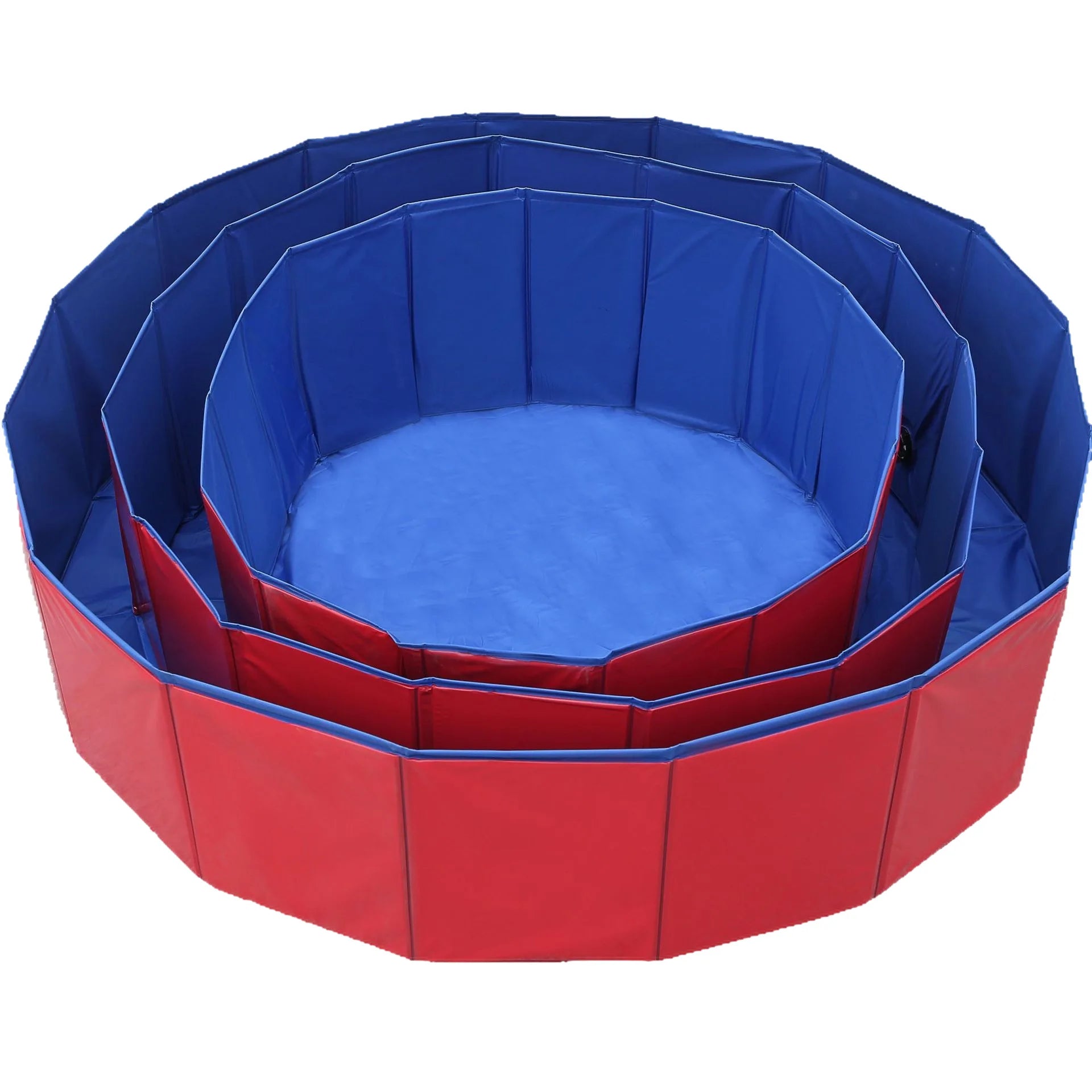 Foldable Pet Swimming Pool Bath Tub for Small Medium Dogs, Portable Outdoor Indoor Puppy Bathing Pool