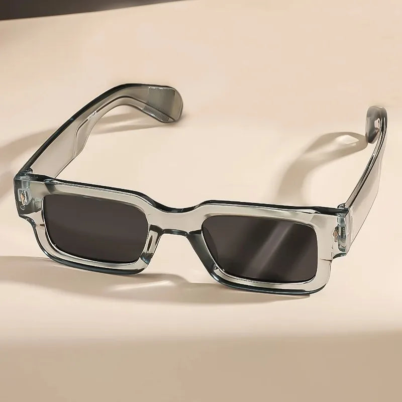 1PC Unisex Retro Square Sunglasses Classic UV Protection Plastic Frame Shades Outdoor Travel Driving Glasses UV400 Eyewear