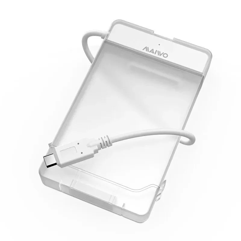 MAIWO 2.5'' HDD Enclosure Type C USB3.0 External Hard Drive Case  5Gbps HDD SSD Hard Drive Enclosure Support UASP for PC Laptop
