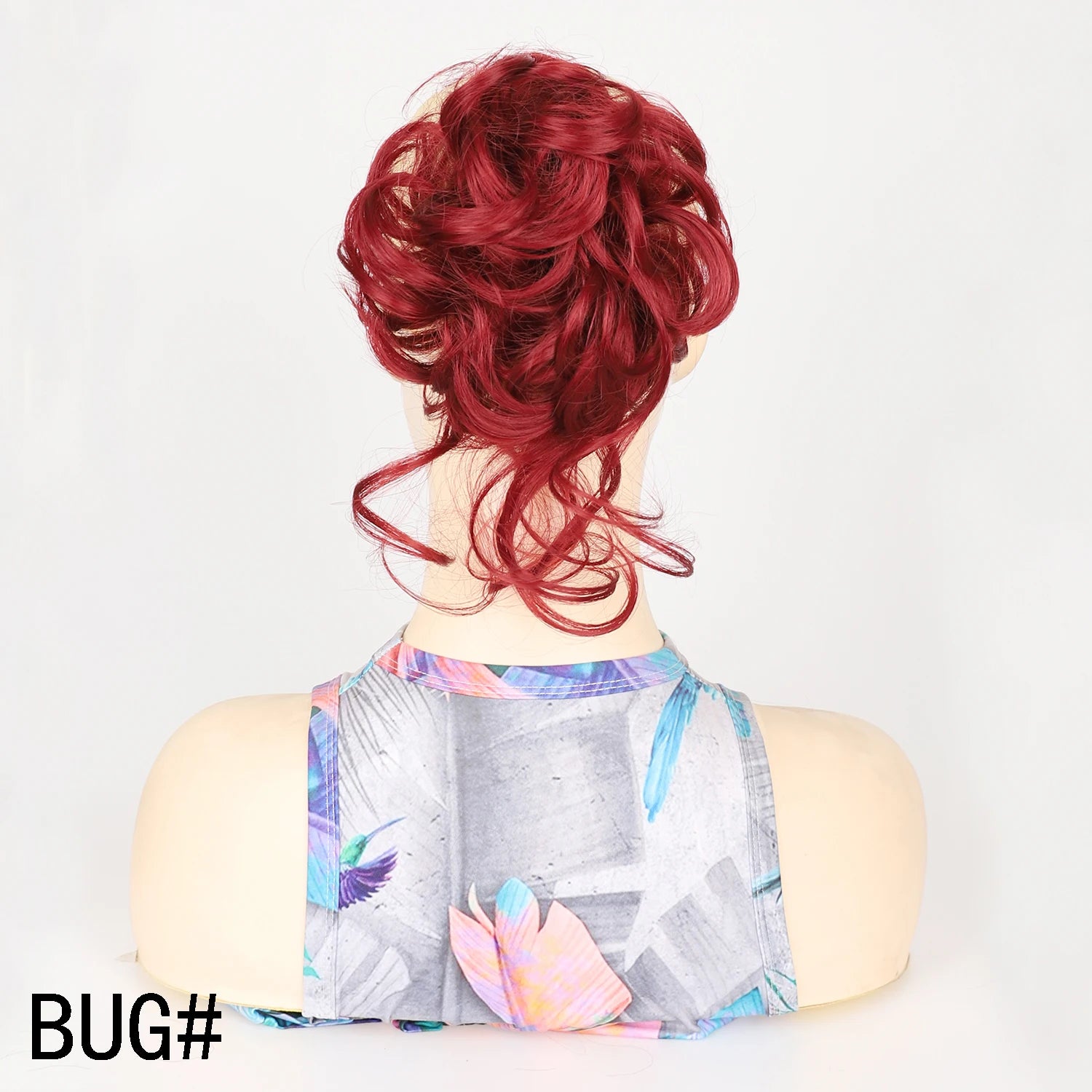 Women's Synthetic Messy Curly Hair Bun Chignon Extension - Elastic Scrunchie Updo Hairpiece for Quick Styling