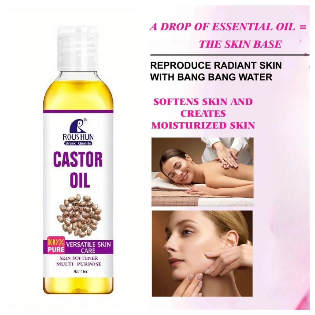 118ml castor-oil Castor Oil Moisturizing Essential Oil Body Oil Unisex Full Body Essential Oil