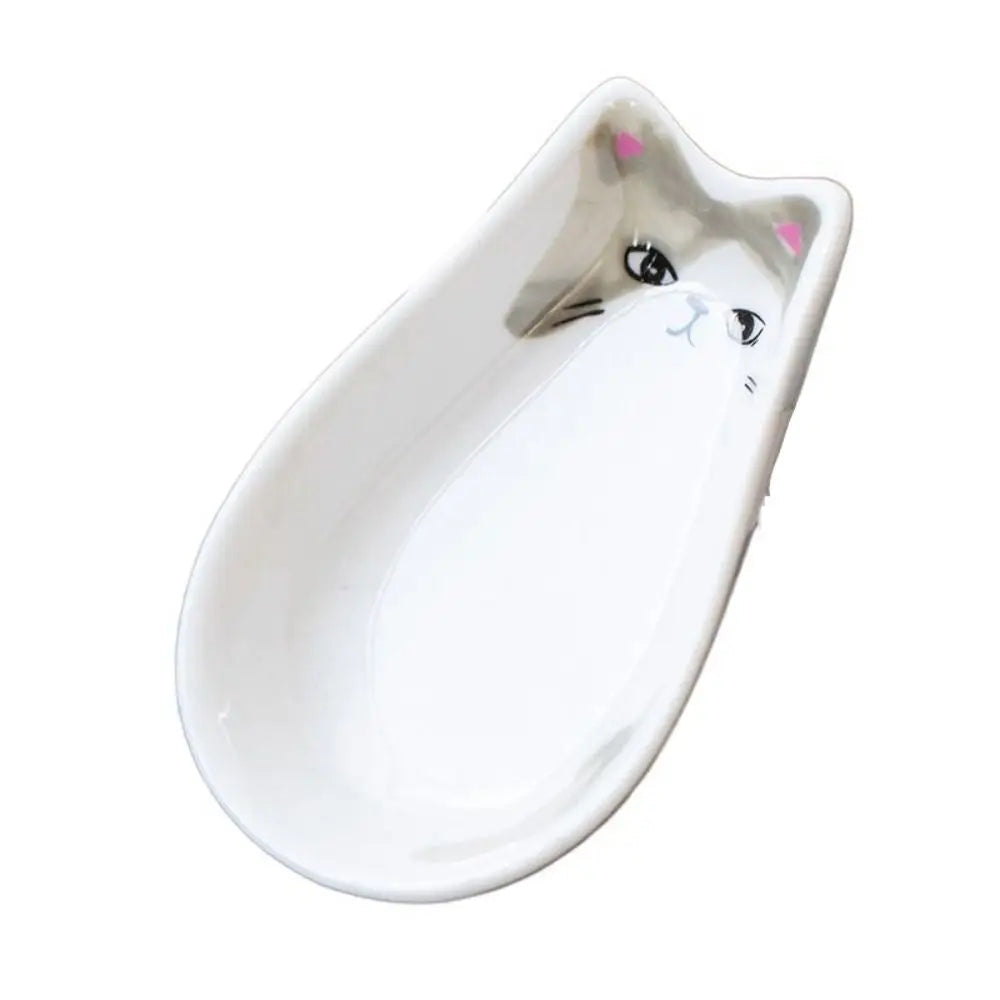 Kitchen Tableware Accessories Decorative Kitten Shaped Mustard Fruit Snack Tray Seasoning Plate Dessert Dish Sauce Dish