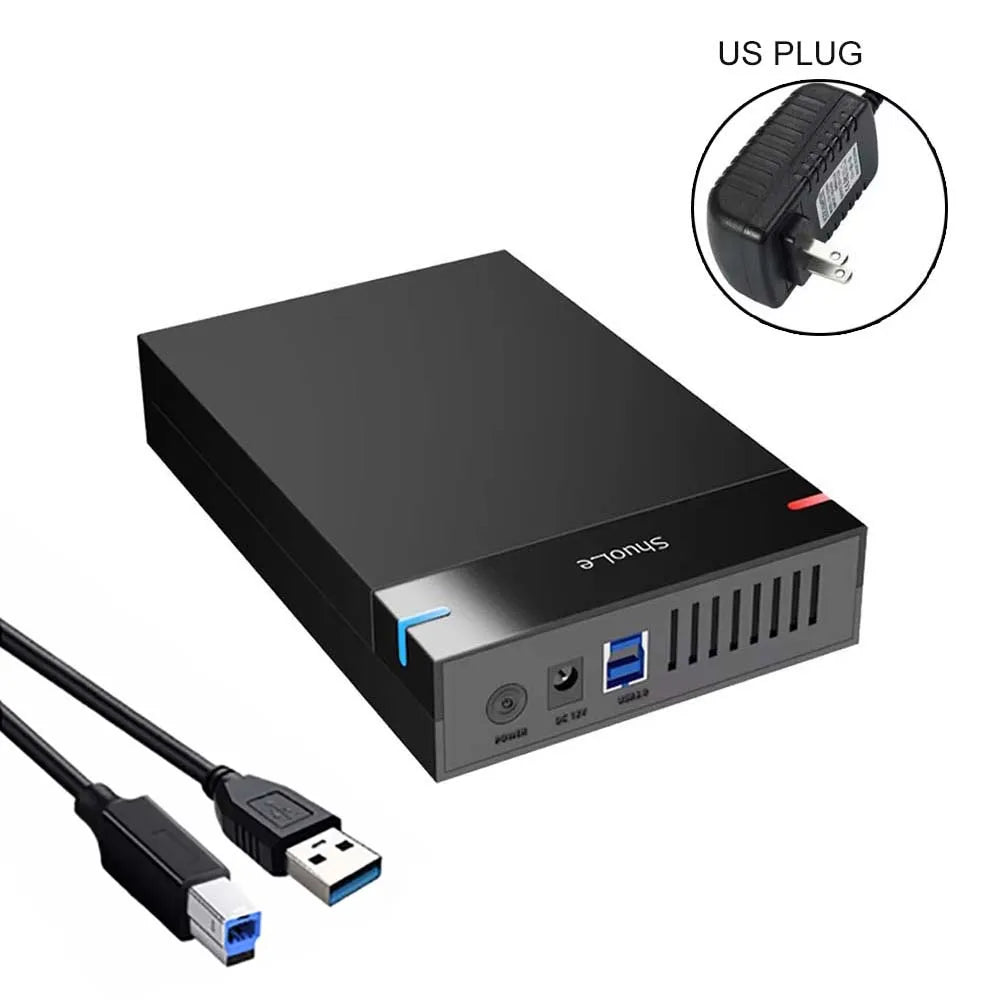 3.5/2.5 inch HDD Case SATA to USB 3.0 Hard Disk Adapter External Hard Drive Disk Enclosure For PC Laptop 5Gbps 10TB HDD Box Case