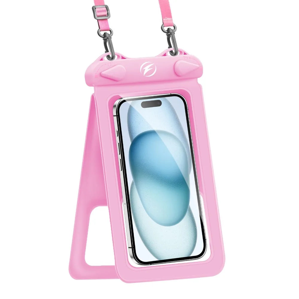 Double Pocket Waterproof Phone Bag Transparent Touch Screen Mobile Phone Waterproof Bag Universal Underwater Dry