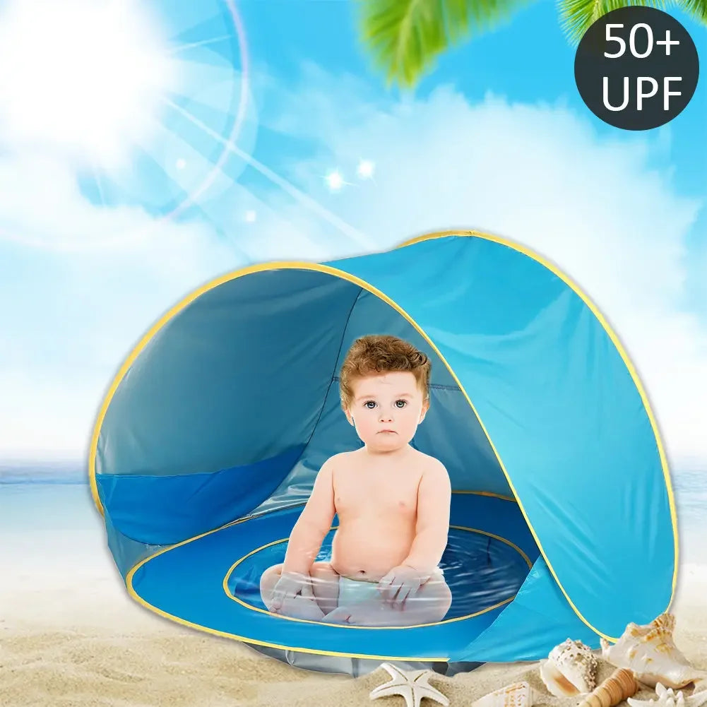 Baby beach tent Waterproof Sun Shelter UV-protecting Sunshelter with Pool Kid Outdoor Camping Sunshade Beach sunshelter UPF 50+