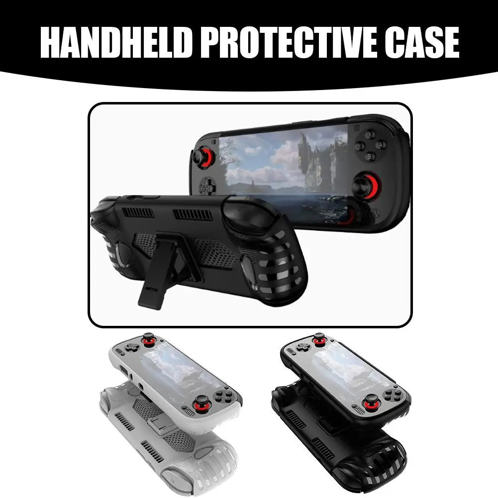 For AYN Odin 3 Handheld Protective Case TPU Protective Shell With Stand Combined Anti Drop Anti Slip Game Consoles Accessories