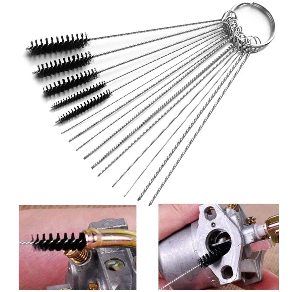 Hot Brushes Cleaner Tools for Automobile Motorcycle ATV Welder Carb Chainsaw Carburetor Carbon Dirt Jet Remove Cleaning Needles